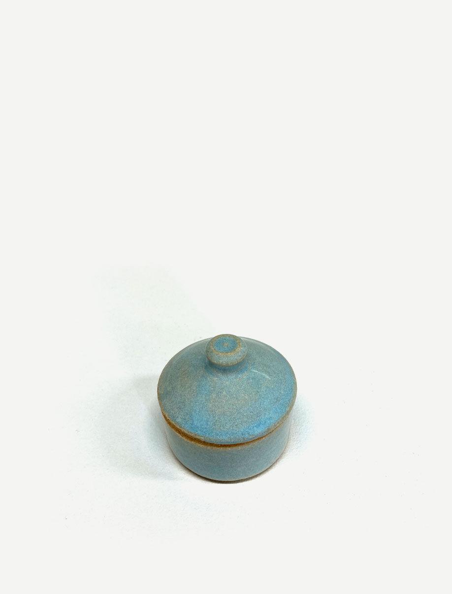 Thumbnail: Dominic Upson Small Blue Pot with Lid