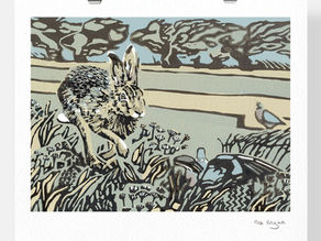 Hare and the Sweet Meadow – Max Angus at Mill Tye Gallery