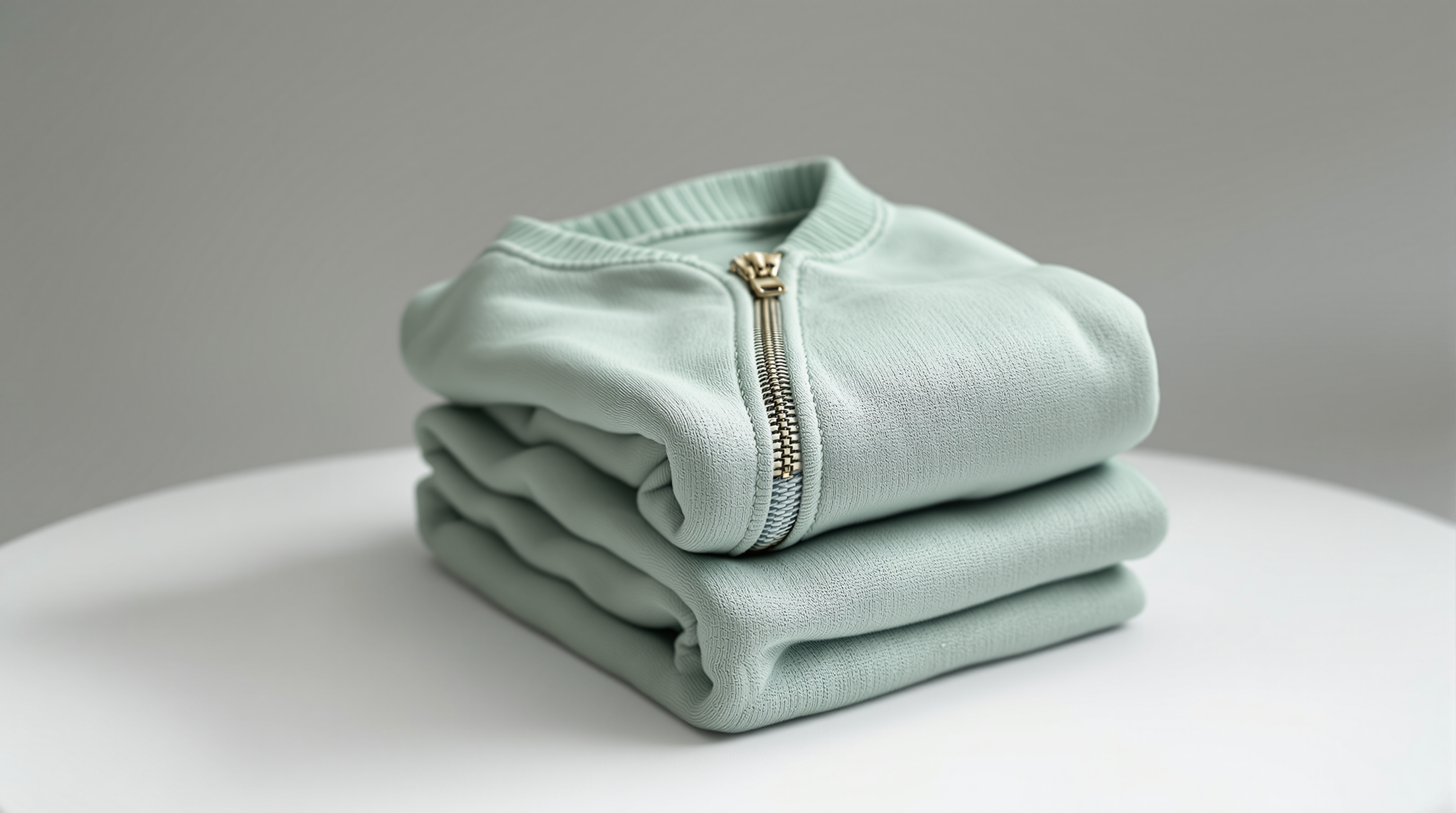 Baby Zip Romper - 1 Folded (Sage)