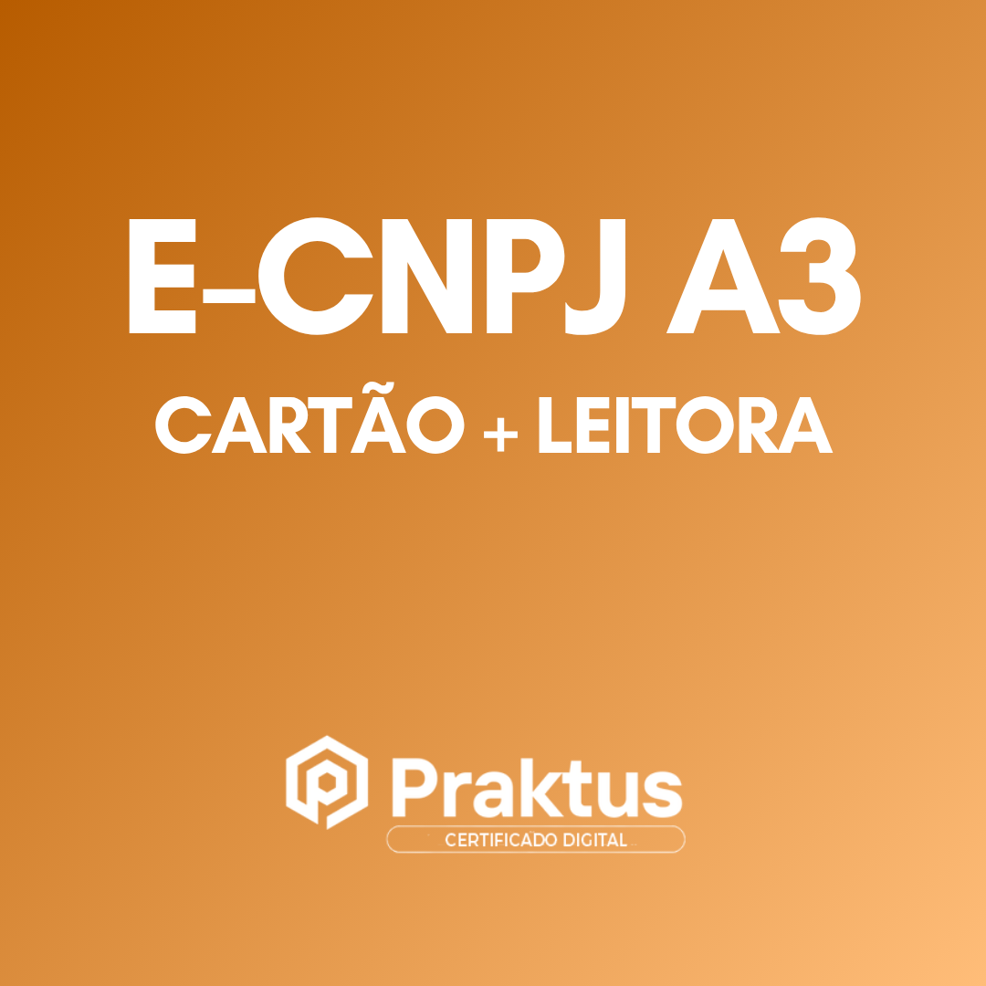 e-CNPJ A3 em Cartão + Leitora