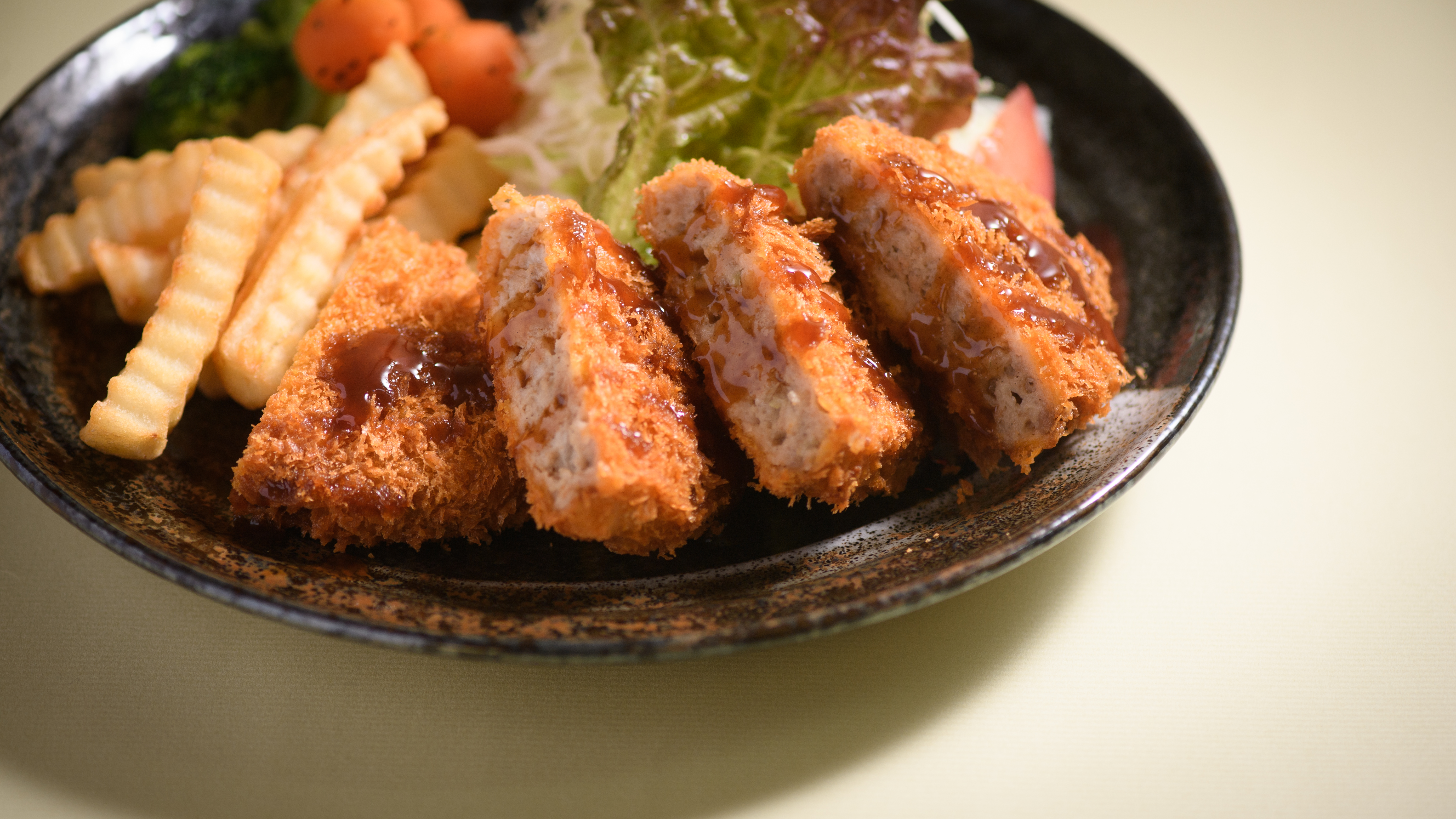 Arranged Food and Objects