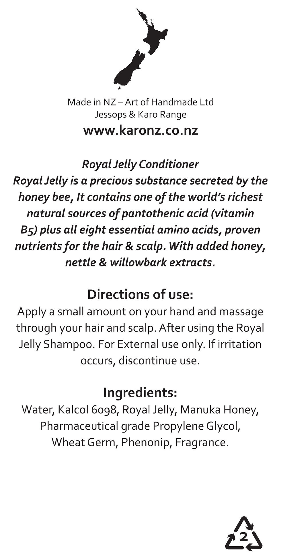 Thumbnail: KARO Royal Jelly Conditioner 250ml