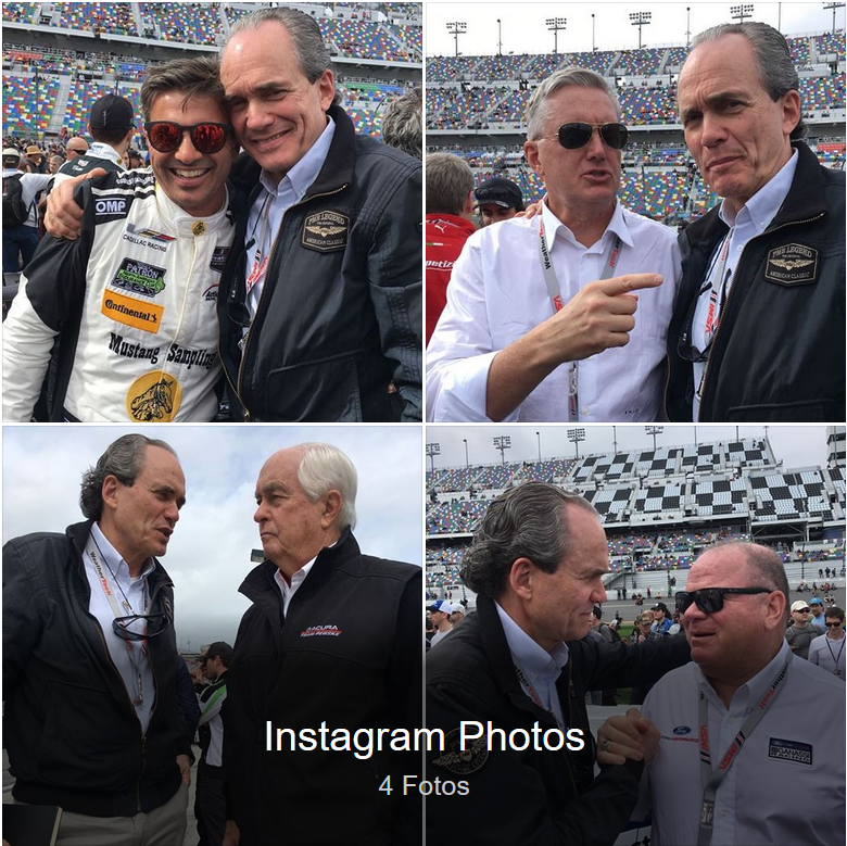 Christian Fittipaldi Chip Ganassi Roger Penske Eddie Cheever at Daytona