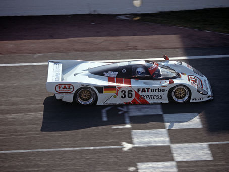 FAT Turbo Porsche Le Mans 24h victory lane 1994