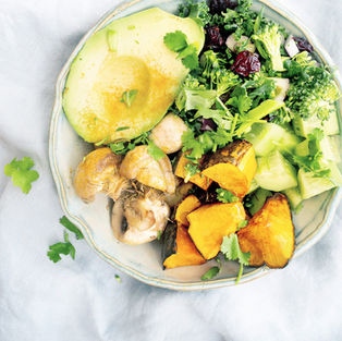 Nourishing veggie bowl
