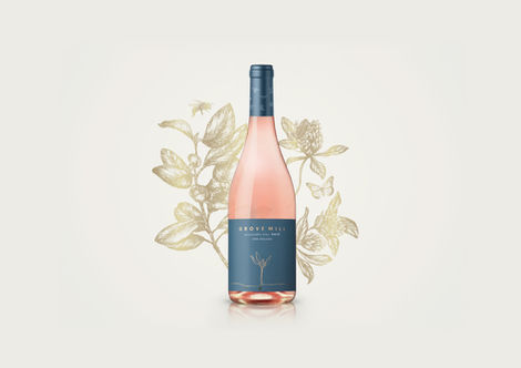 Grove Mill Sustainable Wine. Brand, packaging design and illustrations by Hannah Gordon Design. Conscious NZ wine brands.