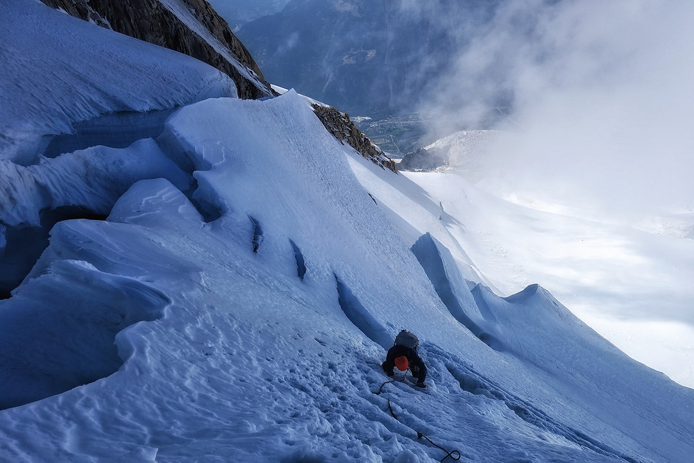 Aiguille du Bionnissay Mont Blanc Royal Traverse Hochtour Chamonix