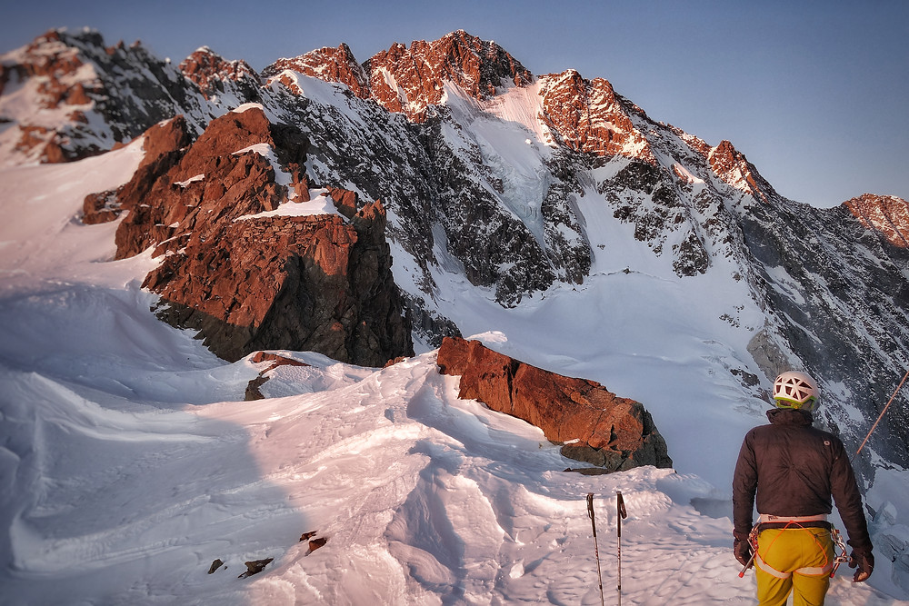 Monte Disgrazia Nordwand Bivacco Oggioni Topo