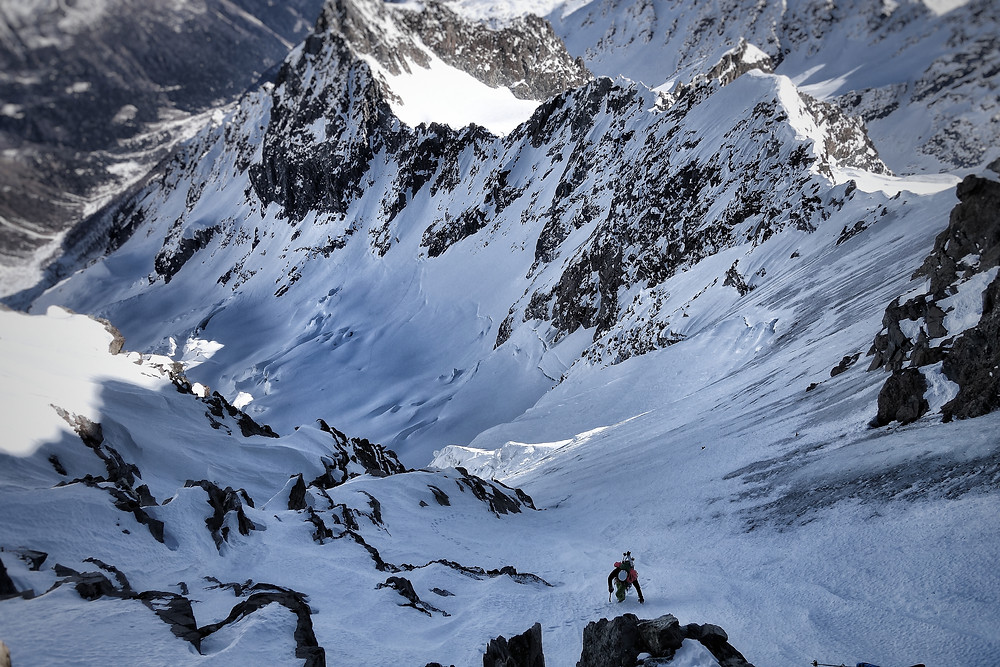 Monte Disgrazia Nordwand Bivacco Oggioni Topo