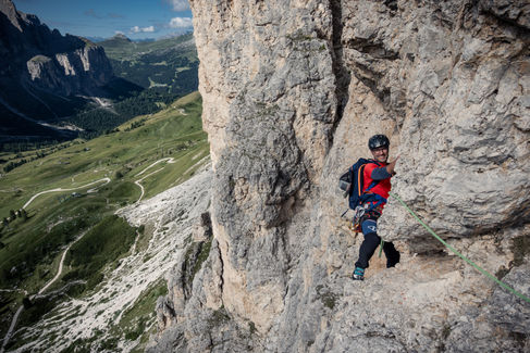 Alpinklettern Dolomiten Große Cir Demetz Führe