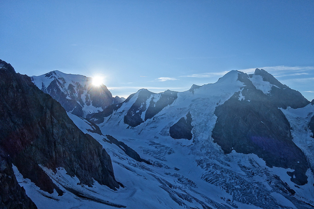 Domes du Miage Hochtour Traverse Royal Mont Blanc