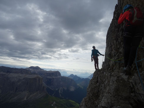 Dolomiten Tris mit Bergführer