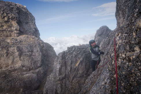 Punta Sorapis Normalweg Bergführer