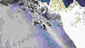 Skitour Plattkofel Nordrinne Südtirol Dolomiten Rinne