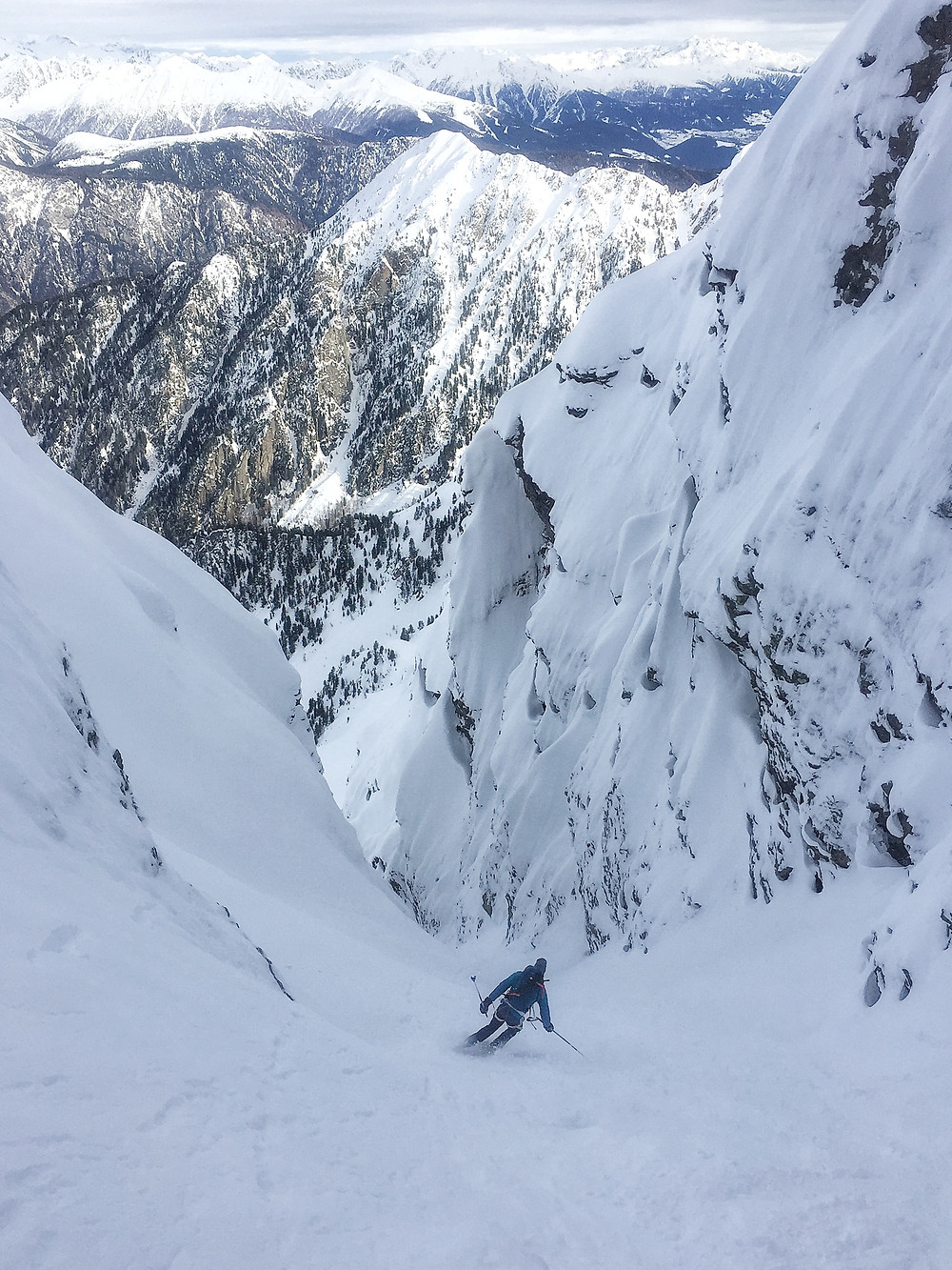 Skitour Tagewaldhorn Rinne Nordostrinne Sarntaler Alpen