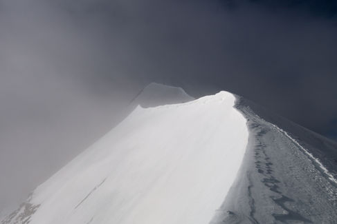 Piz Bernina Biancograt mit Bergführer