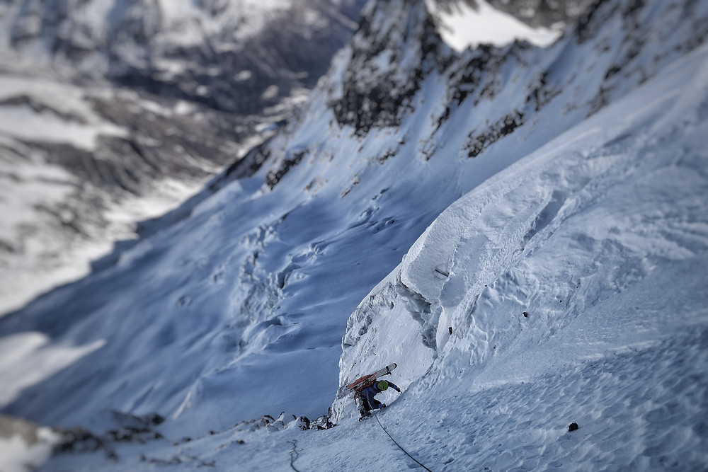 Monte Disgrazia Nordwand Bivacco Oggioni Topo