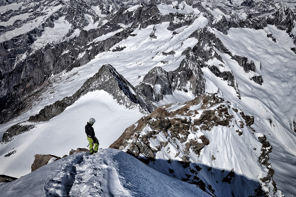 Monte Disgrazia Nordwand Bivacco Oggioni Topo