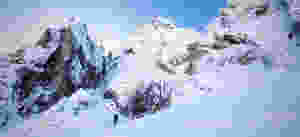 Hochbrunnerschneid Menschenfresserrinne Canalone Omicida Monte Popera Sentinellascharte Skitour
