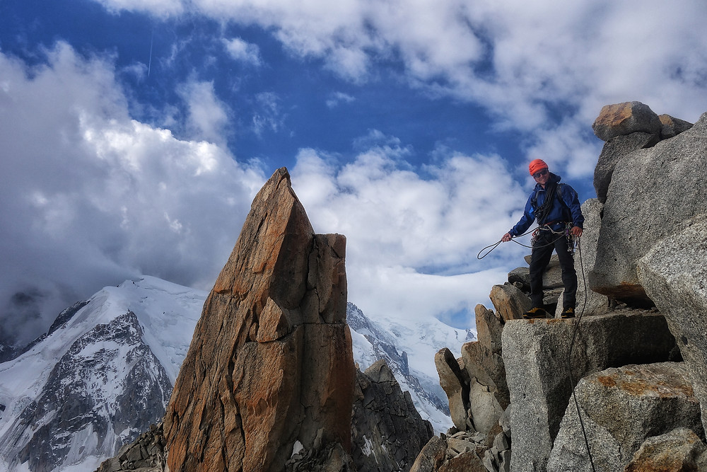 Aiguille du Midi Cosmique Grat Mont Blanc Chamonix