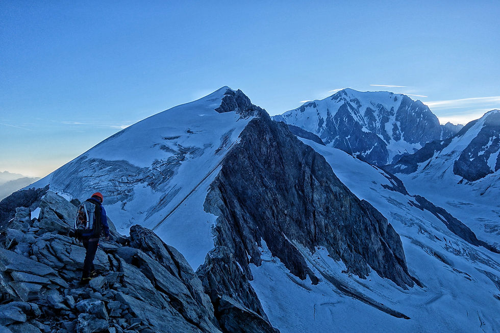 Domes du Miage Hochtour Traverse Royal Mont Blanc