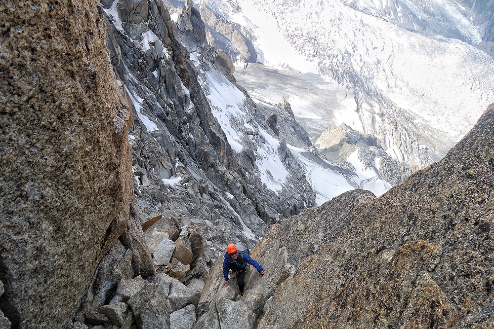 Aiguille du Midi Cosmique Grat Mont Blanc Chamonix