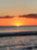 Coucher de soleil sur la plage