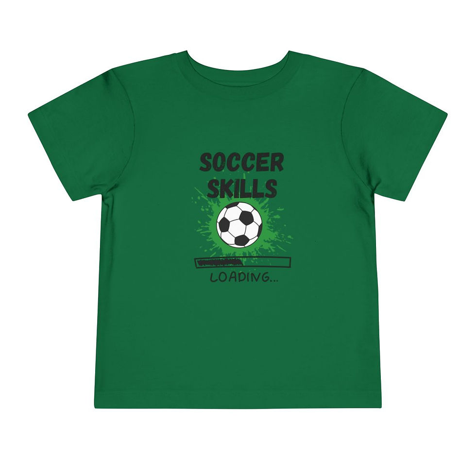 Thumbnail: “Soccer skills loading” - Toddler Short Sleeve Tee
