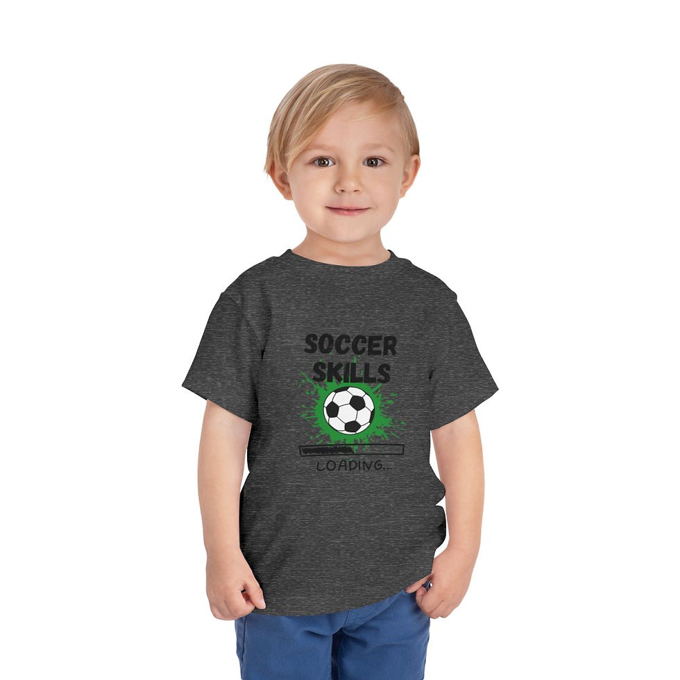 Thumbnail: “Soccer skills loading” - Toddler Short Sleeve Tee