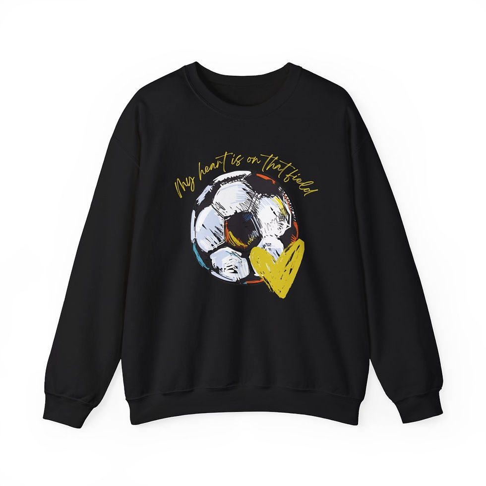 Thumbnail: "My Heart is on that field" -  Crewneck Sweatshirt