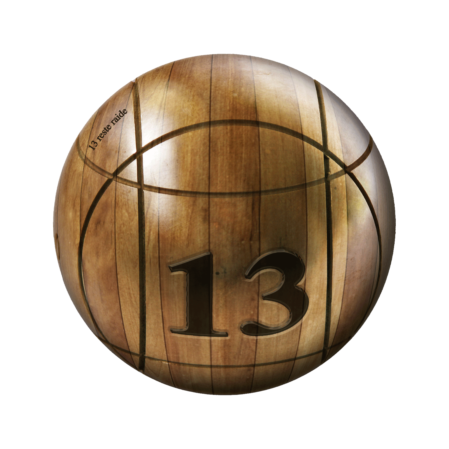 boule de pétanque, pétanque, 13, 13 reste raide, adhésif voiture, stickers, autocollant, malvina le baut