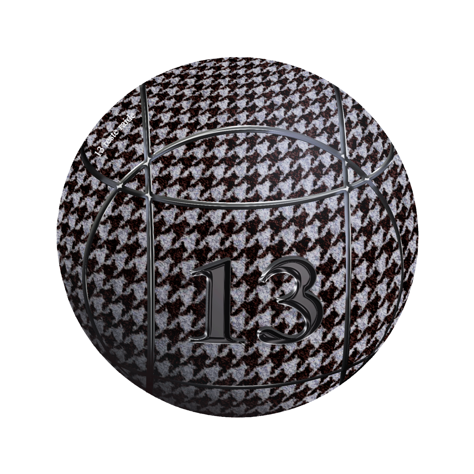 boule de pétanque, pétanque, 13, 13 reste raide, adhésif voiture, stickers, autocollant, malvina le baut