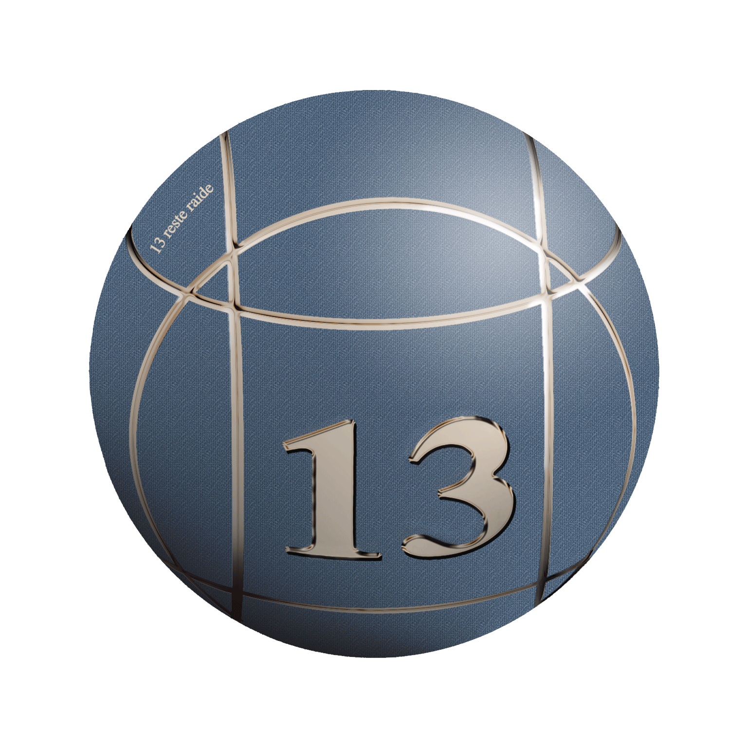 boule de pétanque, pétanque, 13, 13 reste raide, adhésif voiture, stickers, autocollant, malvina le baut