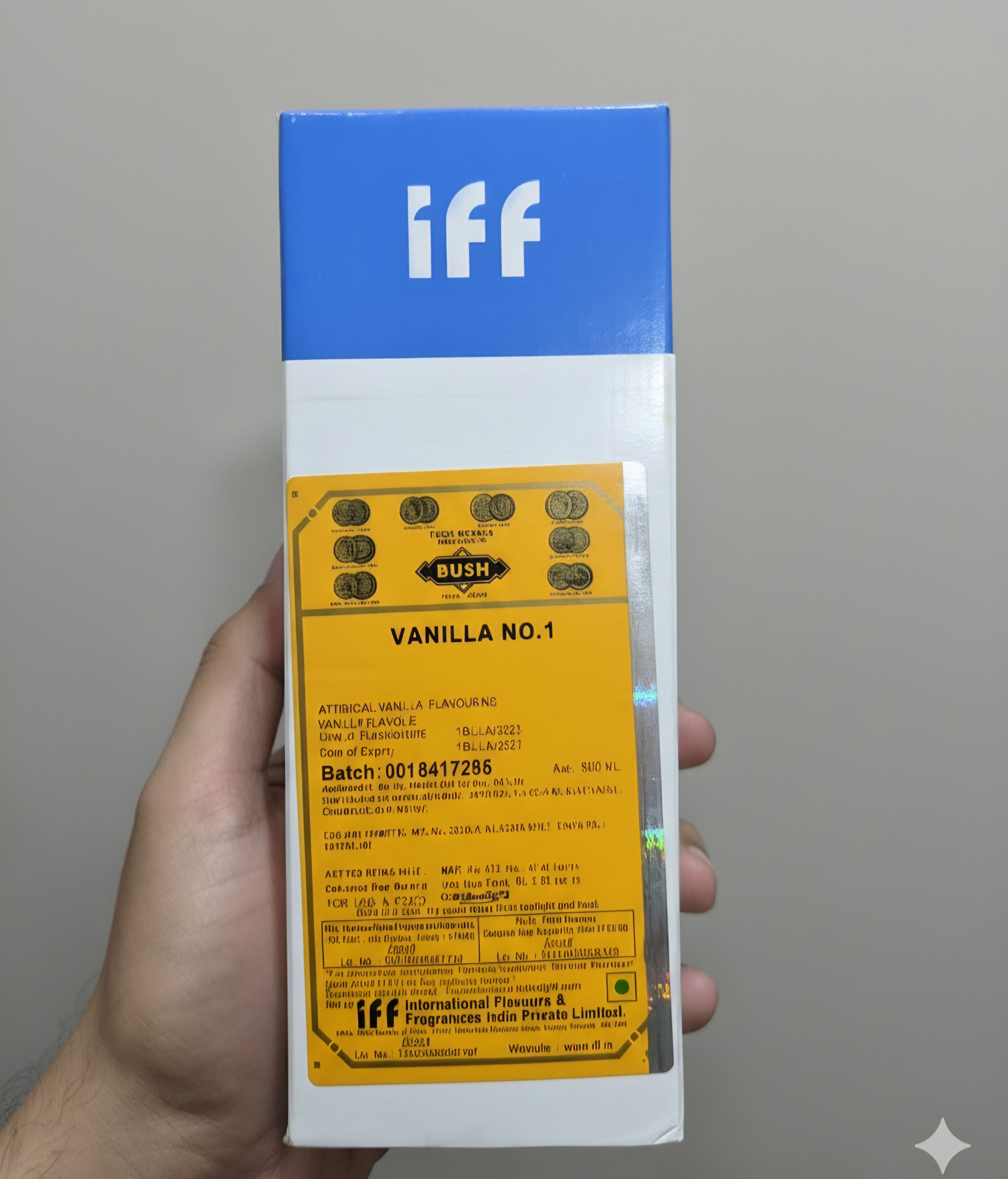 IFF Bush Vanilla No 1 Essence 500ml