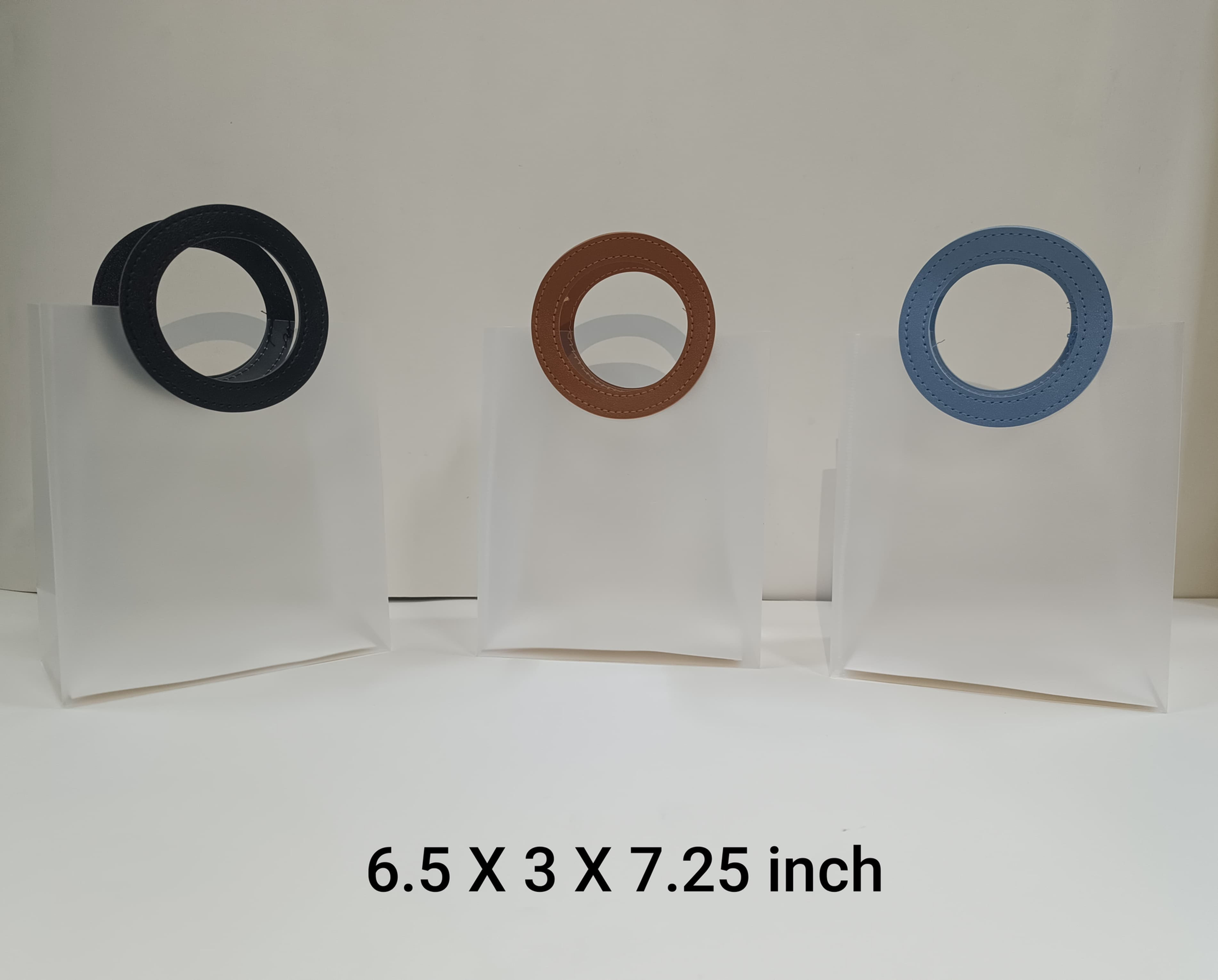 Round Handle PVC Bags