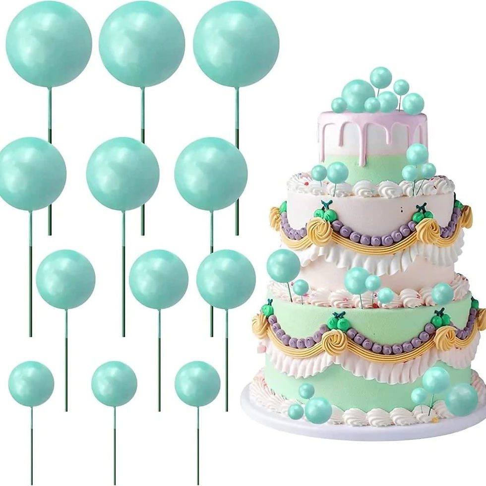 Thumbnail: Faux Balls Cake Topper