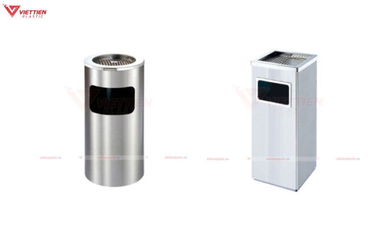 Thùng rác gạt tàn Inox nâng cao văn minh nơi công sở