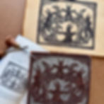 Thumbnail: Dancing with the Devil - Reproduction Linocut Print