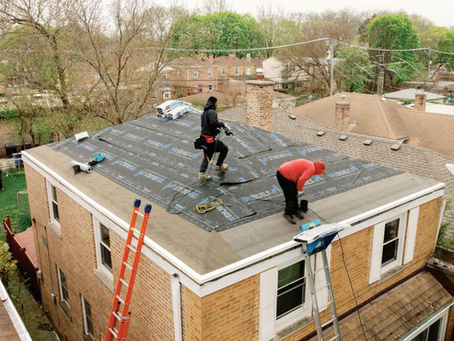 roofing service made for Kolmena Construction at Chicago