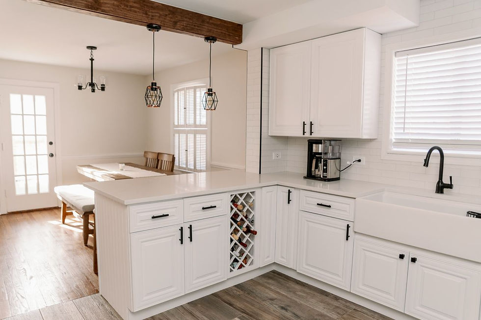 A kitchen remodeling project by Kolmena