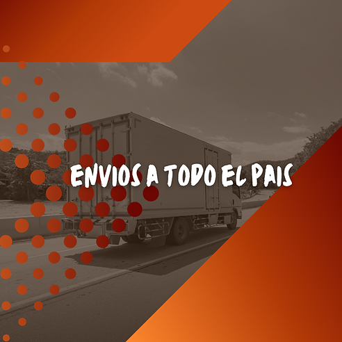Post para Instagram Conduce con Cuidado Foto Camión con Triángulos Degradé Naranja (2).png
