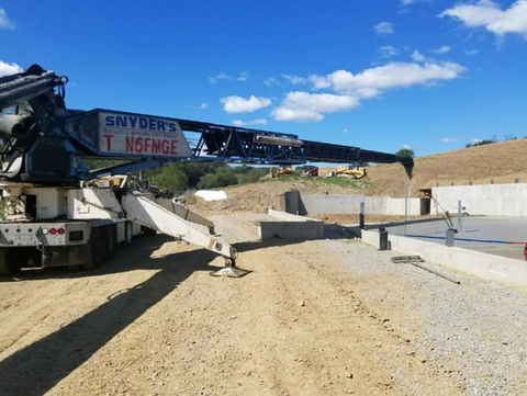 commercial concrete project