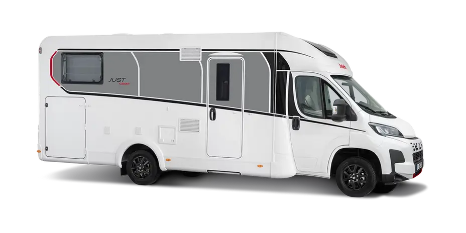 The Dethleffs Just Camp T6752DBL is a versatile four-berth motorhome, combining generous living space with a compact 7-metre.Its popular island bed layout provides excellent comfort and easy access from both sides.The automatic transmission makes driving effortless, whether you're touring motorways or exploring narrower Irish roads.Inside, a spacious side-facing lounge creates a comfortable area for relaxing and entertaining.All wrapped up in the renowned German build quality and thoughtful design that Dethleffs is known for.
