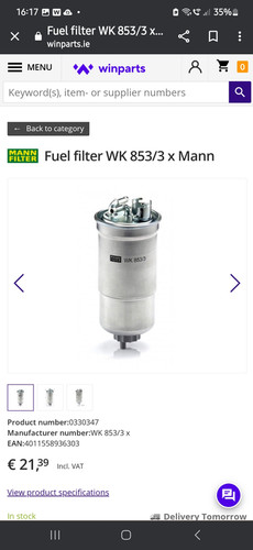 MANN-FILTER WK 853/18 Filtre à Carburant Premium – Haute Performance Pour Voitures & Utilitaires