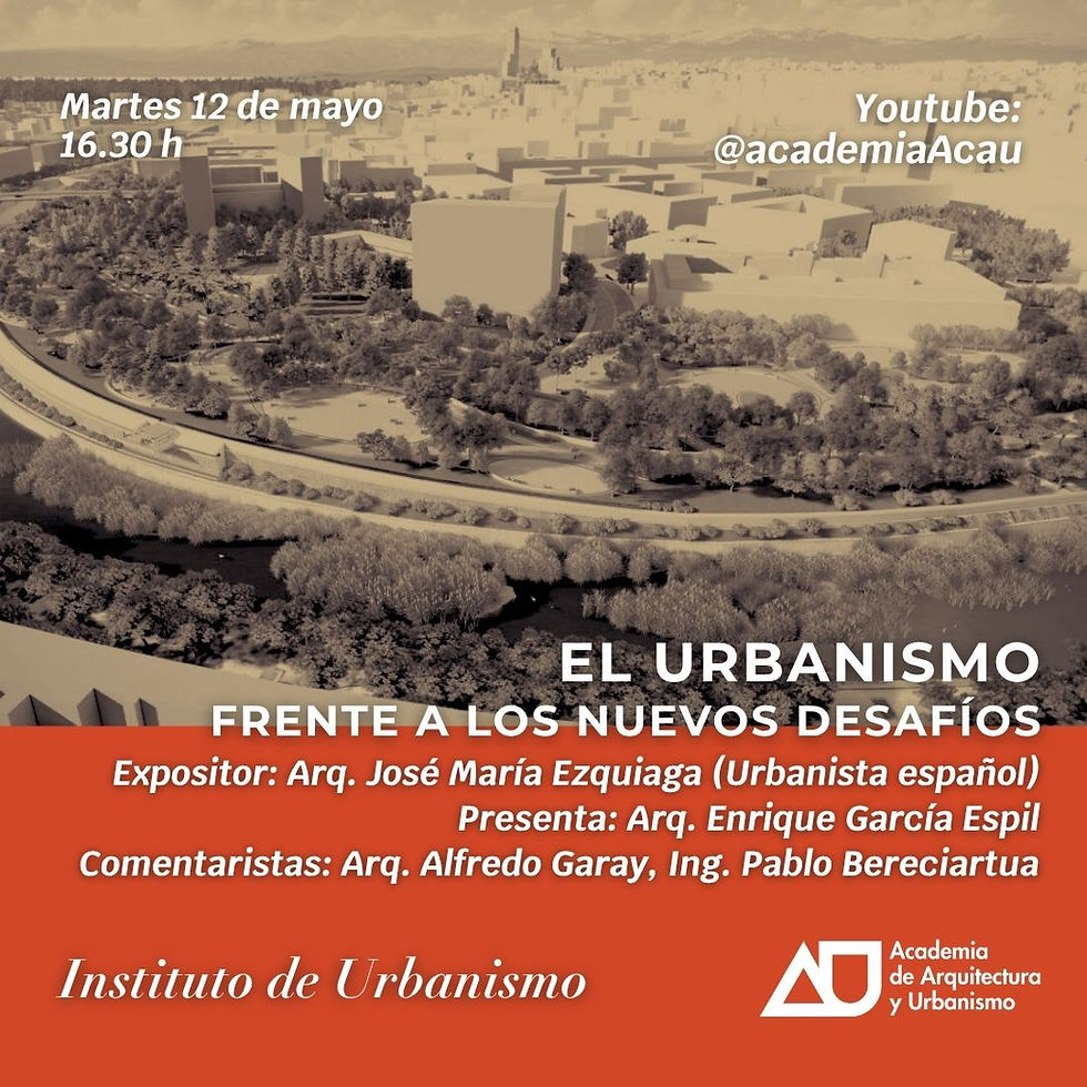 El Urbanismo, frente a los nuevos desafíos