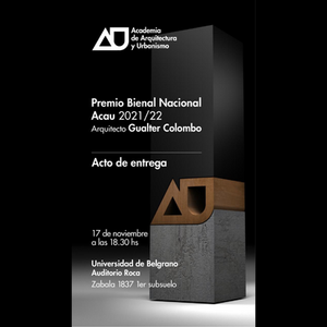 PREMIO BIENAL NACIONAL AcAU/ GUALTER COLOMBO