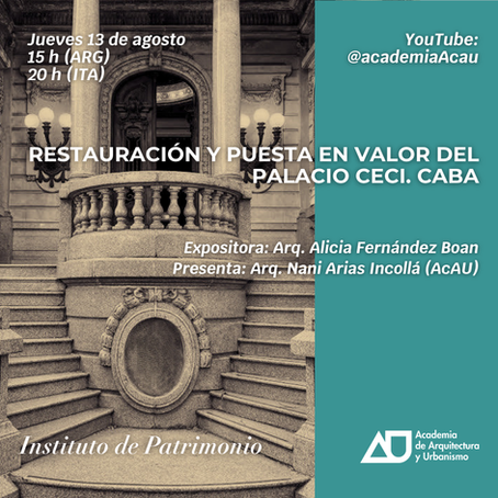 RESTAURACIÓN Y PUESTA EN VALOR DEL PALACIO CECI. CABA