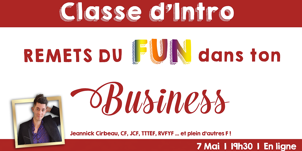 Remets du FUN dans ton Busines