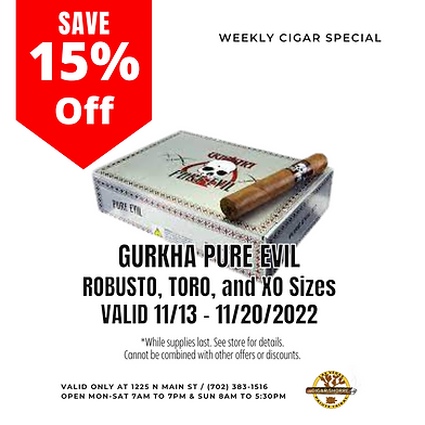 CS 1113 Cigar Special Week of 1113-1120.