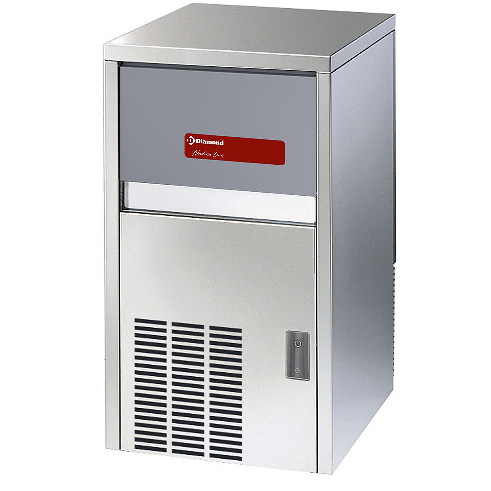 Diamond ICE30A-R2 Whole Cube Ice Maker, 29kg/24hrs / 9kg Air Storage